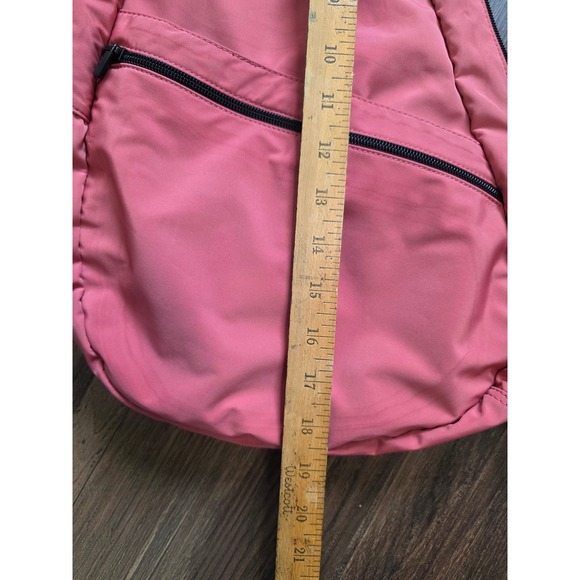 LL Bean Pink/coral Water Resistant Sling Backpack Bag Softgirl Scandi Minimalist - Picture 4 of 9
